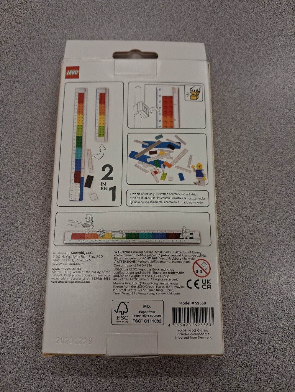 Lego Buildable Ruler - Picture 2 of 2